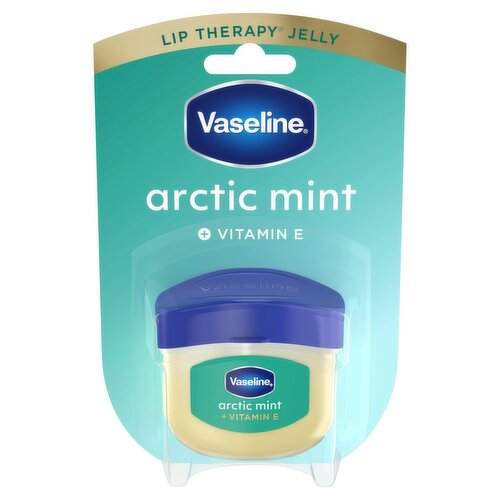 Vaseline Lip Therapy Jelly Arctic Mint Lip Balm, 0.25 oz
