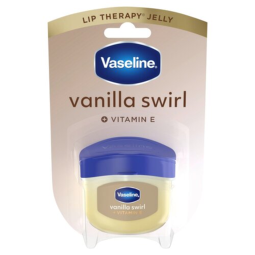 Vaseline Lip Therapy Jelly Vanilla Swirl Lip Balm, 0.25 oz
