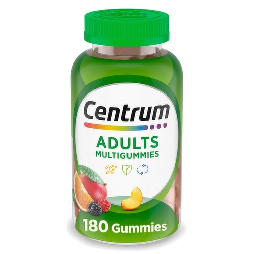 Centrum MultiGummies Gummy Multivitamin for Adults, Multivitamin/Multimineral Supplement - 180 Count