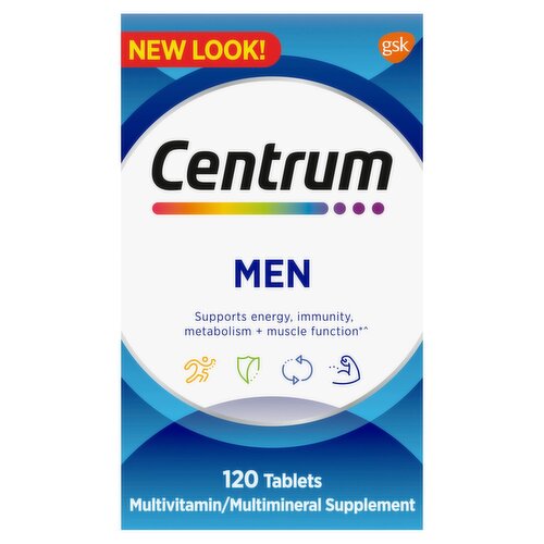 Centrum Multivitamin for Men, Multivitamin/Multimineral Supplement with Vitamin D3 - 120 Count