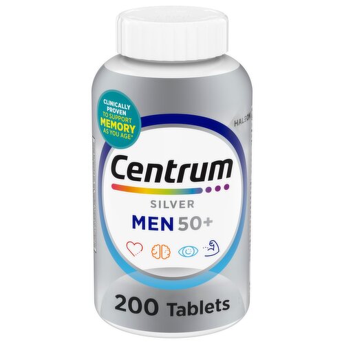Centrum Silver Multivitamin for Men, Multivitamin/Multimineral Supplement - 200 Count