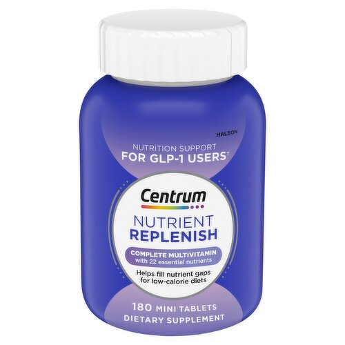 Centrum Nutrient Replenish Complete Multivitamin Dietary Supplement, 180 count