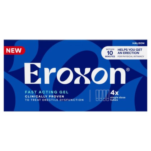 Eroxon Erectile Dysfunction Treatment Gel, 4 count