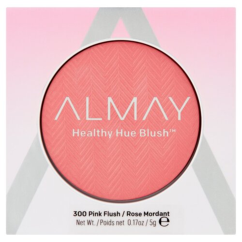 Almay 300 Pink Flush Healthy Hue Blush, 0.17 oz