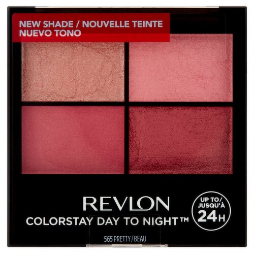 Revlon ColorStay Day to Night 565 Pretty Eyeshadow Quad, 0.16 oz