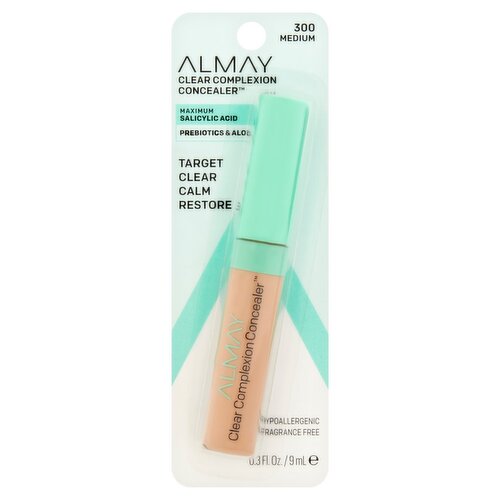 Almay 300 Medium Clear Complexion Concealer, 0.3 fl oz