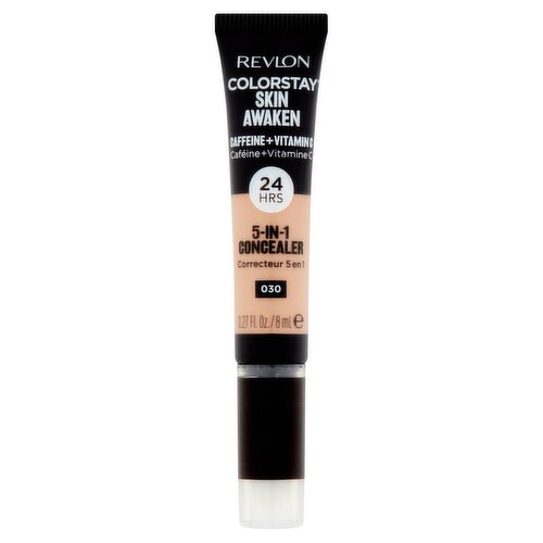 Revlon ColorStay Skin Awaken 030 Light Medium 5-in-1 Concealer, 0.27 fl oz