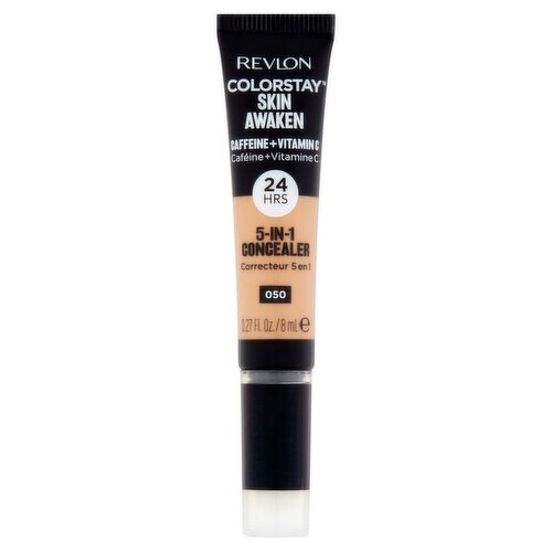 Revlon ColorStay Skin Awaken 050 Medium Deep 5-in-1 Concealer, 0.27 fl oz