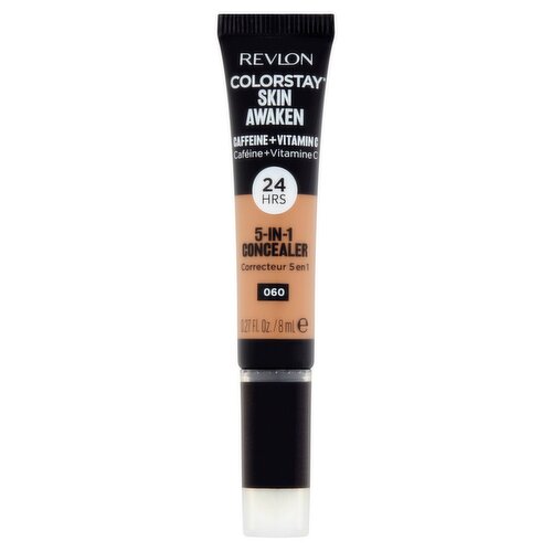 Revlon ColorStay Skin Awaken 060 Deep 5-in-1 Concealer, 0.27 fl oz