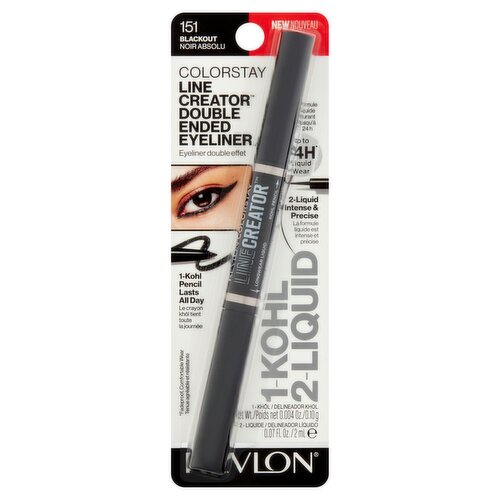 Revlon ColorStay Line Creator 151 Blackout Double Ended Eyeliner