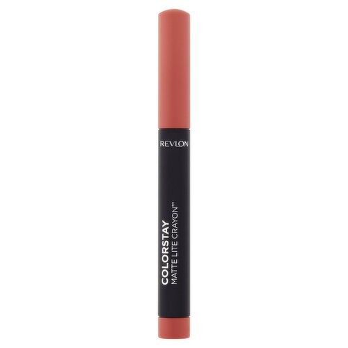 Revlon ColorStay 001 Tread Lightly Matte Lite Crayon Lipstick, 0.049 oz