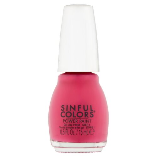 SinfulColors Power Paint Step 1 Play Hard 2641 Nail Color, 0.5 fl oz