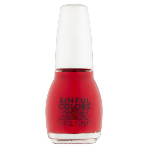 SinfulColors Power Paint Step 1 Power Moves 2642 Nail Color, 0.5 fl oz