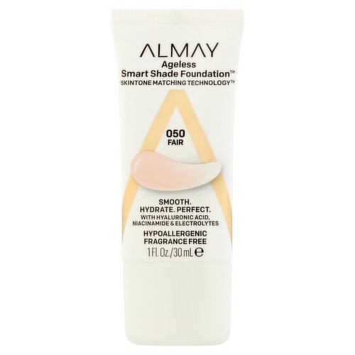 Almay Ageless 050 Fair Smart Shade Foundation, 1 fl oz