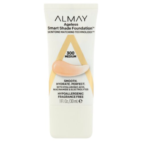 Almay Ageless 300 Medium Smart Shade Foundation, 1 fl oz