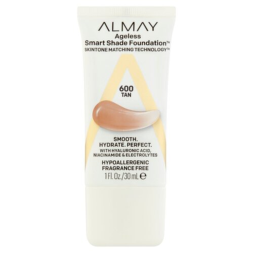 Almay Ageless 600 Tan Smart Shade Foundation, 1 fl oz