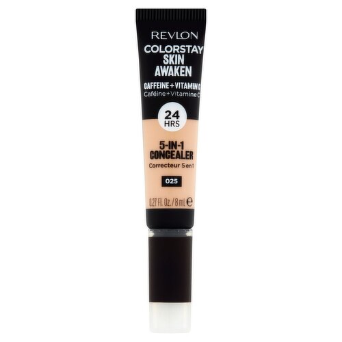 Revlon ColorStay Skin Awaken 025 Light Beige 5-in-1 Concealer, 0.27 fl oz