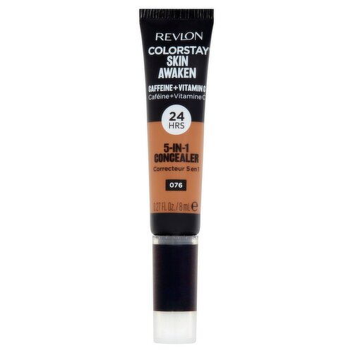 Revlon ColorStay Skin Awaken 076 Caramel 5-in-1 Concealer, 0.27 fl oz