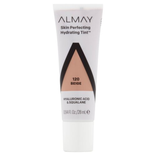 Almay Skin Perfecting Hydrating Tint 120 Beige Foundation, 0.94 fl oz