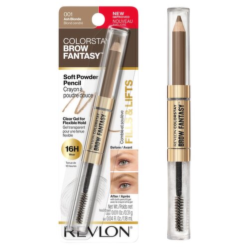 Revlon Colorstay 001 Ash Blonde Brow Fantasy Soft Powder Pencil