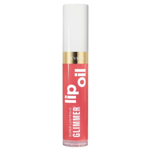 Revlon Super Lustrous Glimmer 007 Posh Peach Lip Oil, 0.13 fl oz