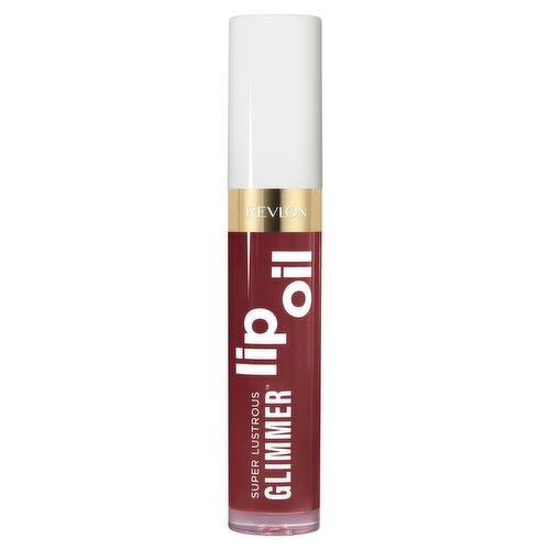 Revlon Super Lustrous Glimmer 010 Wined Down Lip Oil, 0.13 fl oz