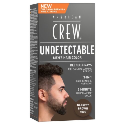 American Crew Undetectable Darkest Brown Men's Hair Color