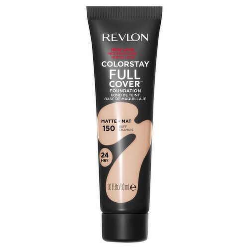 Revlon ColorStay Full Cover Matte 150 Buff Foundation, 1.0 fl oz