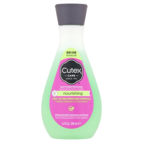 Cutex Care Nourishing Nail Polish Remover, 6.7 fl oz