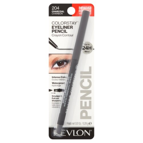 Revlon ColorStay 204 Charcoal Eyeliner Pencil, 0.01 oz