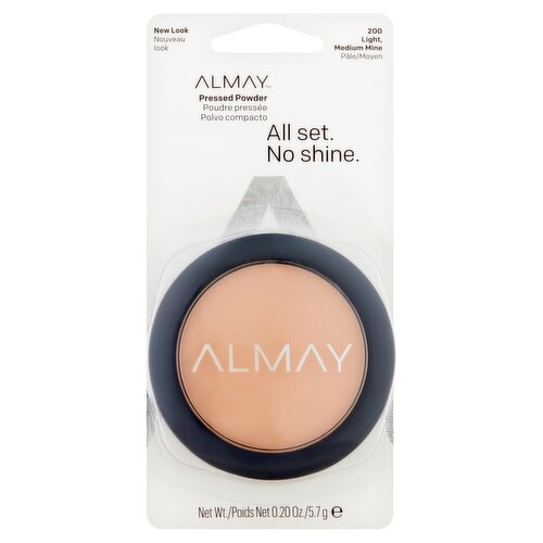 Almay 200 Light, Medium Mine Pressed Powder, 0.20 oz