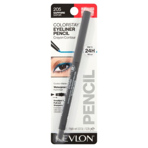 Revlon ColorStay 205 Sapphire Eyeliner Pencil, 0.01 oz