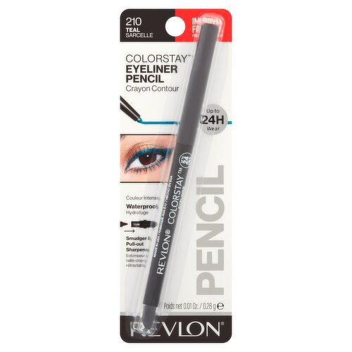 Revlon ColorStay 210 Teal Eyeliner Pencil, 0.01 oz