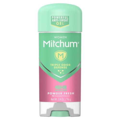 Mitchum Women Powder Fresh Gel Antiperspirant & Deodorant, 3.4 oz