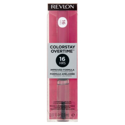 Revlon ColorStay Overtime 260 Perennial Plum Lipcolor and Topcoat