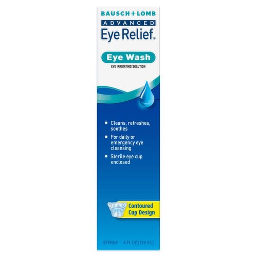 Bausch + Lomb Advanced Eye Relief Eye Wash, 4 fl oz