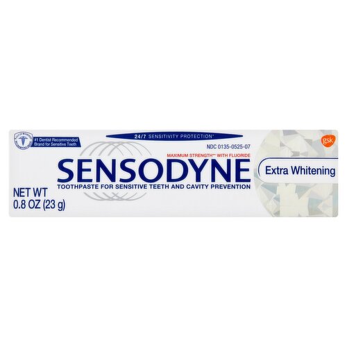 Sensodyne Extra Whitening Toothpaste, 0.8 oz