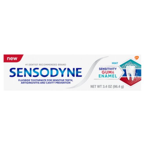 Sensodyne Sensitivity Gum & Enamel Mint Toothpaste, 3.4 oz