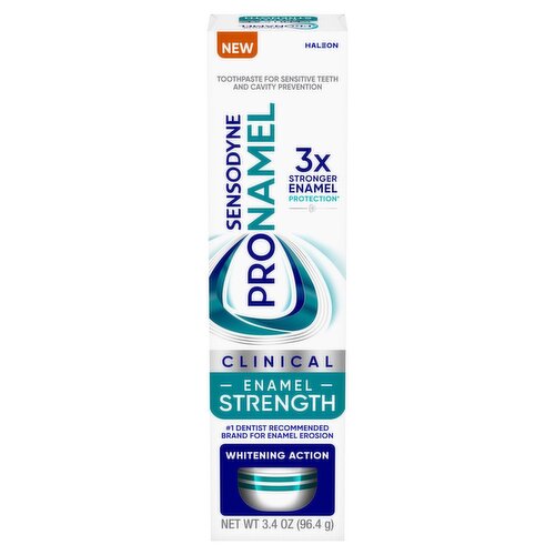 Sensodyne Pronamel Whitening Action Clinical Enamel Strength Toothpaste, 3.4 oz