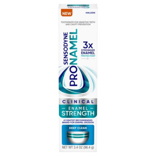 Sensodyne Pronamel Deep Clean Clinical Enamel Strength Toothpaste, 3.4 oz