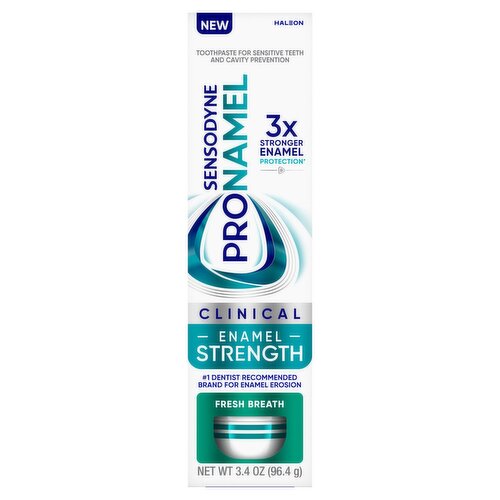 Sensodyne Pronamel Clinical Enamel Strength Fresh Breath Toothpaste, 3.4 oz