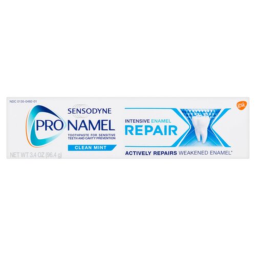 Sensodyne Pronamel Intensive Enamel Repair Clean Mint Toothpaste, 3.4 oz