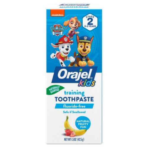 Orajel Fruity Fun Training Toothpaste, 1.5 oz