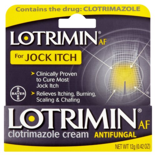 Lotrimin AF Antifungal Clotrimazole Cream for Jock Itch, 0.42 oz