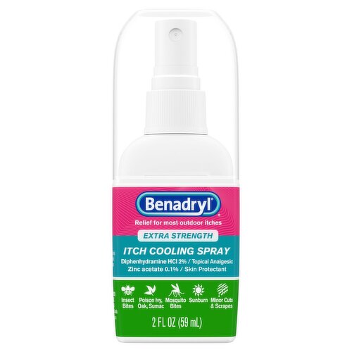 Benadryl Extra Strength Itch Cooling Spray, 2 fl oz