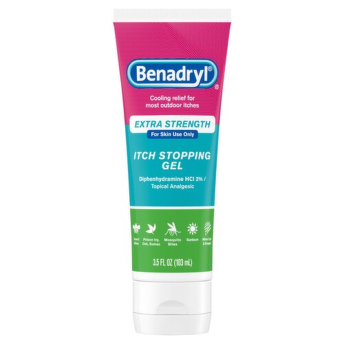 Benadryl Extra Strength Itch Stopping Gel, 3.5 fl oz