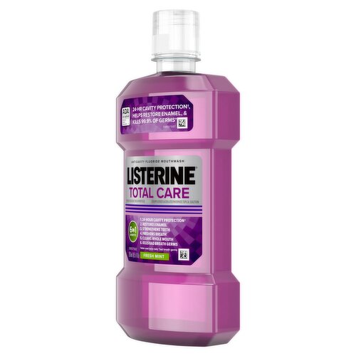 Listerine Fresh Mint Total Care Anticavity Fluoride Mouthwash, 8.5 fl oz