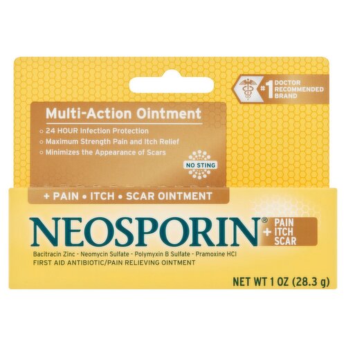 Neosporin + Pain, Itch, Scar Ointment, 1 oz