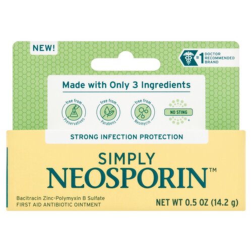 Simply Neosporin Ointment, 0.5 oz