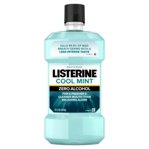 Listerine Cool Mint Zero Alcohol Mouthwash, 1.8 fl oz